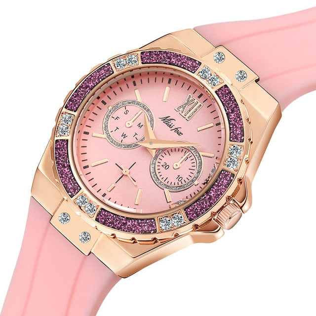 Variant image for Herrklocka Chronograph Rostfritt Stål Gummiband-1