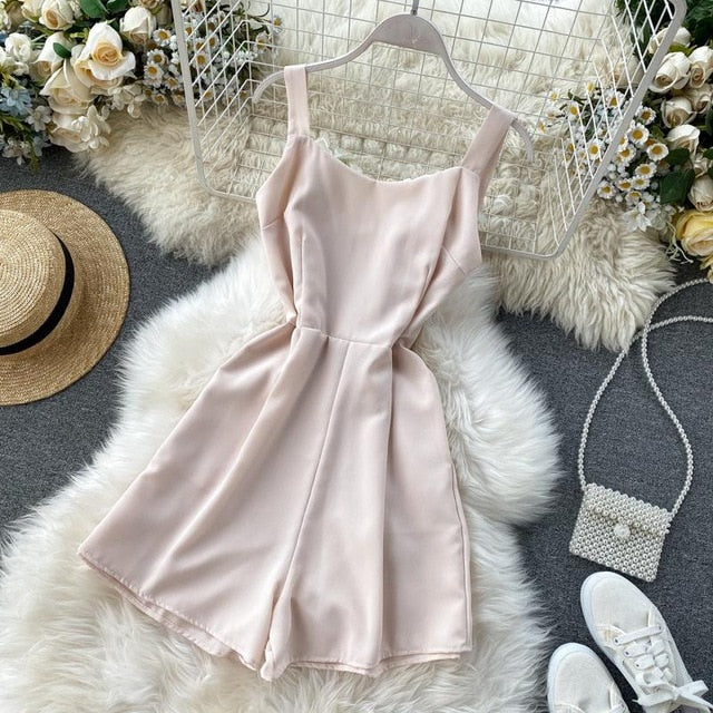 Dam Jumpsuit Ärmlös Polyester Spandex – Elegant och Stilren för Sommarens Festligheter 10