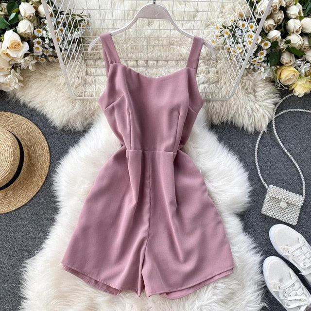 Dam Jumpsuit Ärmlös Polyester Spandex – Elegant och Stilren för Sommarens Festligheter 13