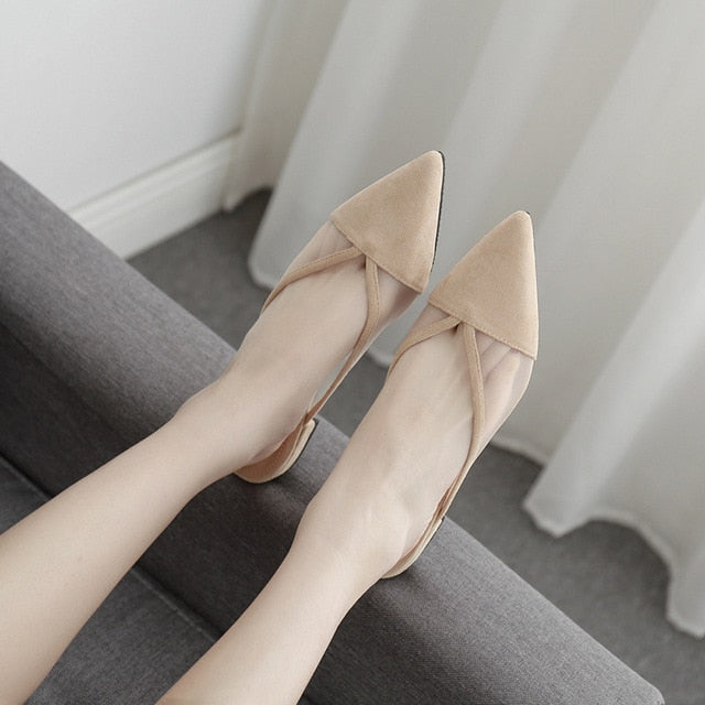 Variant image for Dam Mules Transparent Mesh Låg Klack-1