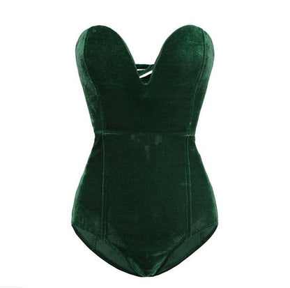 Variant image for Dam Bodysuit Festlig Polyester Kort Design-4