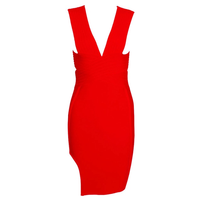 Variant image for Dam Bodycon Klänning Ihålig Design Nylon Rayon Knälängd-3