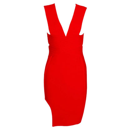 Variant image for Dam Bodycon Klänning Ihålig Design Nylon Rayon Knälängd-3