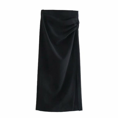 Dam Blus V-Neck Långärmad Polyester Elegant Stil-5