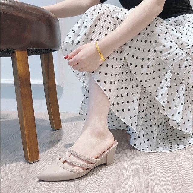 Variant image for Dam Sandaler Platta PVC med Funktionella Detaljer-1