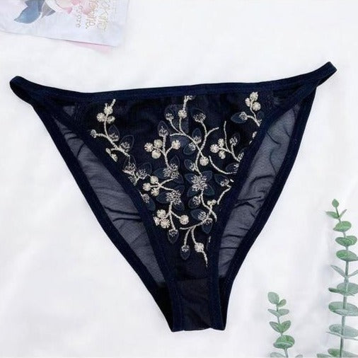 Variant image for Dam BH-set Blommönster Sömlös Bomull Polyester-2