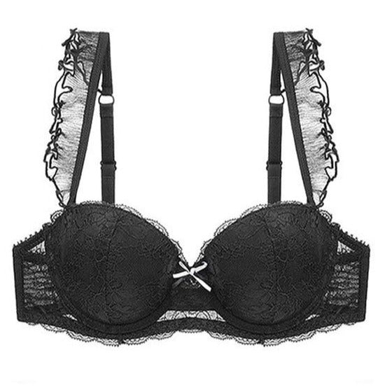 Dam Underwired BH Vadderad Blommönster Nylon Spandex-1