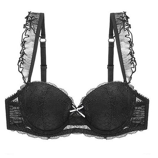 Dam Underwired BH Vadderad Blommönster Nylon Spandex-1