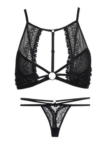 Dam Push-up BH-set Justerbara Axelband Polyester Spandex-1