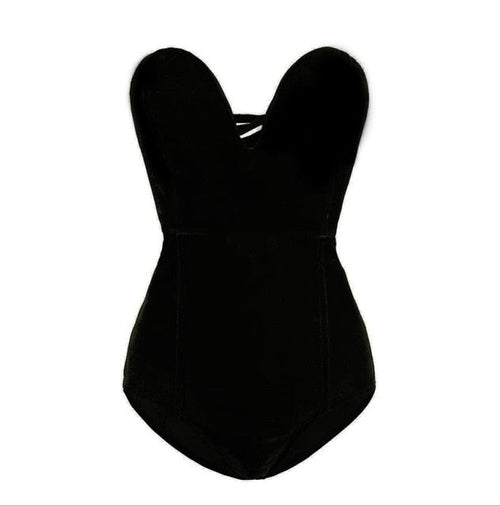 Dam Bodysuit Festlig Polyester Kort Design-1