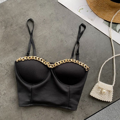 Variant image for Dam Bustier Kort Jersey Kedjemönster-1