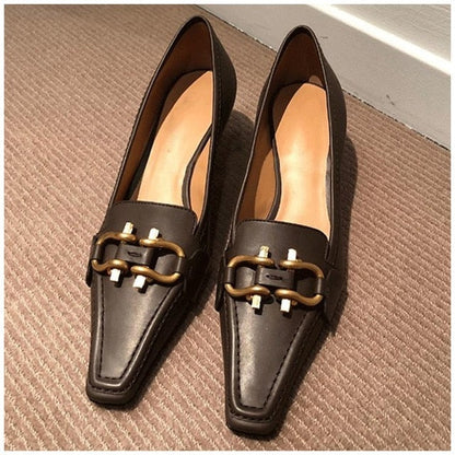 Variant image for Dam Pumps Söt Kattdesign Mikrofiber Låg Klack-1