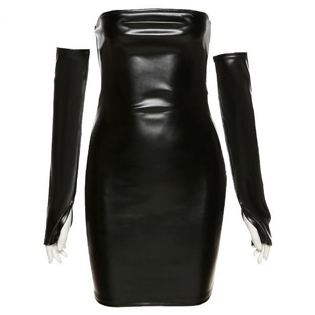 Variant image for Dam Mini Klänning Strapless Polyester Fina Detaljer-1