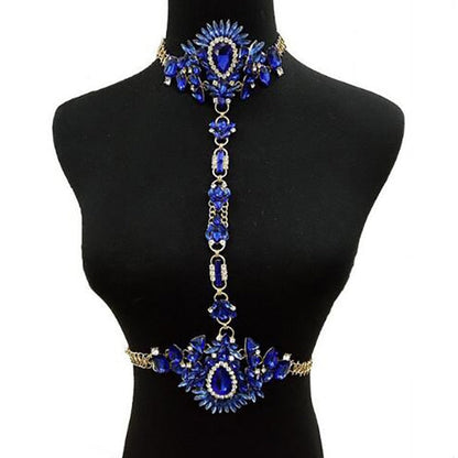 Variant image for Dam Halsband Kedjehalsband Geometrisk Zinklegering med Dekorativa Ädelstenar-5