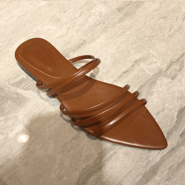 Variant image for Dam Sandaler Gladiatorsandaler i PU med Gummidetaljer-3