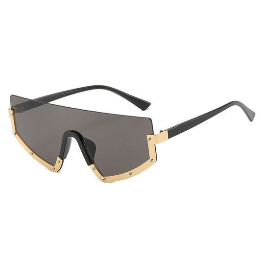 Unisex Solglasögon Semi-Ramfria Polykarbonat UV400-1