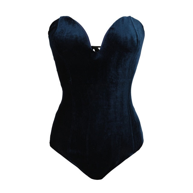 Dam Bodysuit Festlig Polyester Kort Design-6