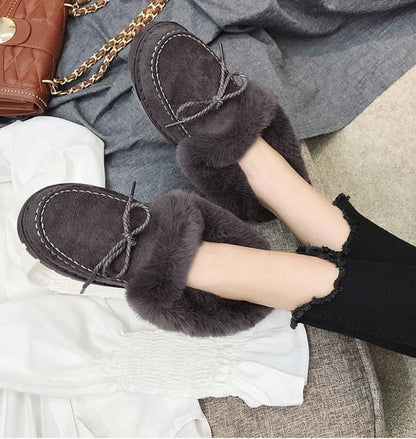 Variant image for Herrskor Slip-On i Kort Plysch och Bomull för Avslappnad Stil-2