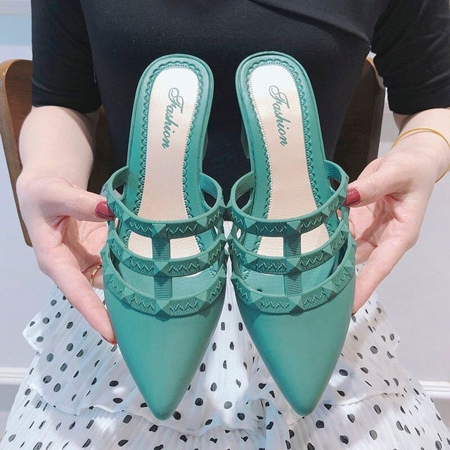 Variant image for Dam Sandaler Platta PVC med Funktionella Detaljer-3