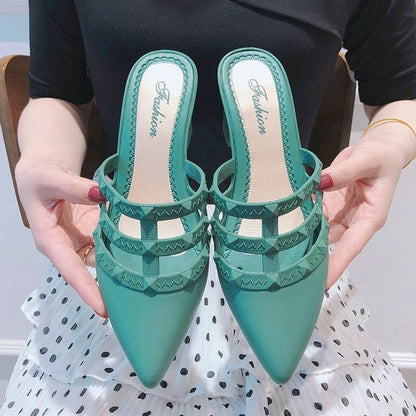 Variant image for Dam Sandaler Platta PVC med Funktionella Detaljer-3