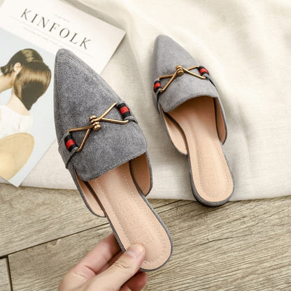 Variant image for Dam Mules Spetsig Tå Flock Gummi-9