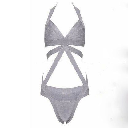 Variant image for Dam Halter Teddy Nattkläder Sexiga Polyester Rayon-2