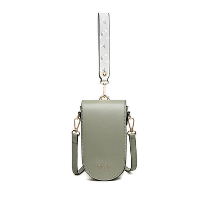 Dam Mini Handväska Blommönster PU-Läder-6