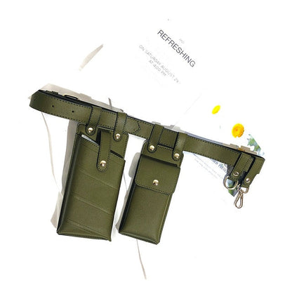 Herr Bälte Enfärgad PU-läder 125 cm 3