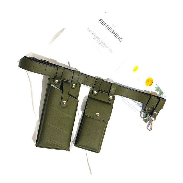 Herr Bälte Enfärgad PU-läder 125 cm 8