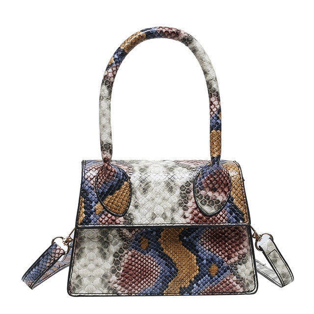 Variant image for Dam Handväska Pythonmönster PU Liten Elegant-3