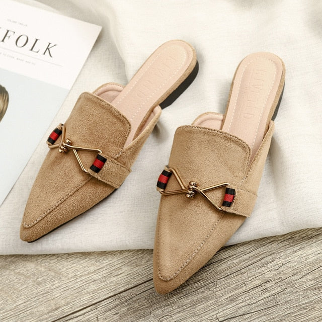 Variant image for Dam Mules Spetsig Tå Flock Gummi-33