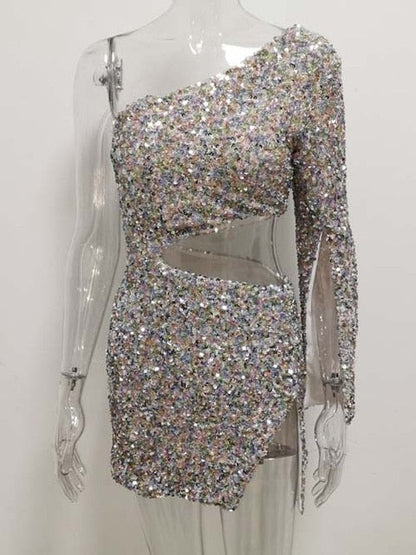 Kvinnors Axellös Klänning Lutande Halsringning Polyester Mini Etui-6