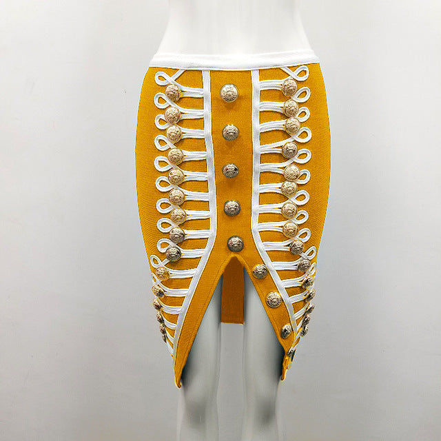 Variant image for Damklänning Bodycon Hög Midja Enfärgad Nylon Polyester Spandex-2