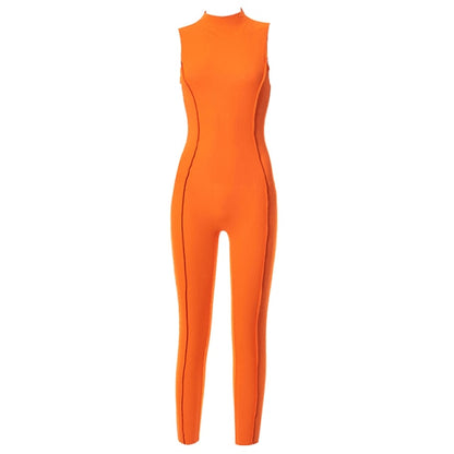Variant image for Dam Klumpsuit Slim Fit Rund Hals Polyester Spandex-4