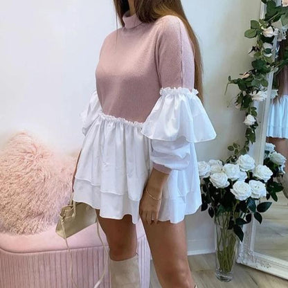 Variant image for Dam Miniklänning Långärmad A-Linje Polyester-6