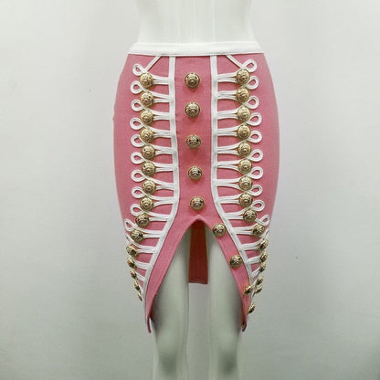 Variant image for Damklänning Bodycon Hög Midja Enfärgad Nylon Polyester Spandex-3