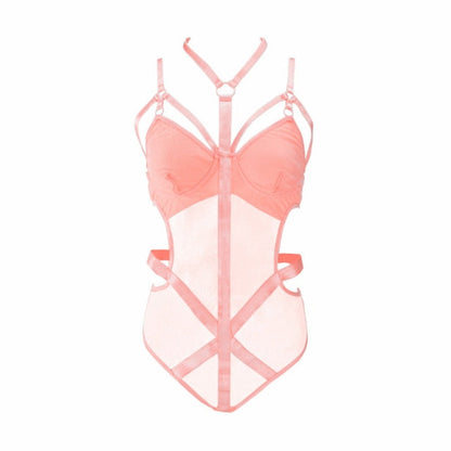 Variant image for Dam Teddys Transparent Strappy Polyester-3