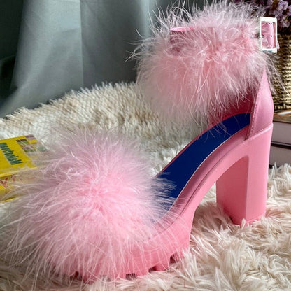 Variant image for Dam Sandaler Ankelrem Kvadratisk PU-material-2