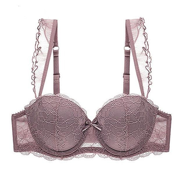 Variant image for Dam Underwired BH Vadderad Blommönster Nylon Spandex-7