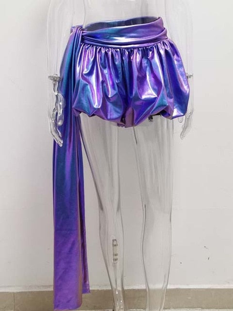 Variant image for Dam Korta Byxor Draperad Polyester-3