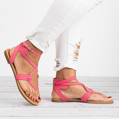 Variant image for Dam Sandaler Gladiator Stil Korsade Remmar PU-28