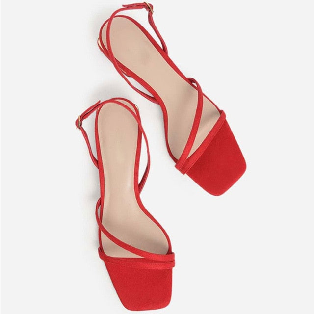 Variant image for Dam Gladiatorsandaler Justerbar Spänne PU-Läder-3