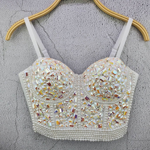 Variant image for Dam Bustier med Pärldekoration Polyester Spandex-1