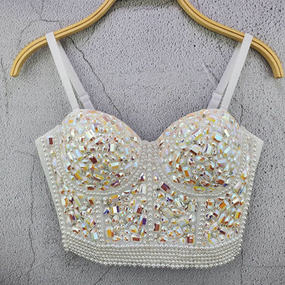 Variant image for Dam Bustier med Pärldekoration Polyester Spandex-1