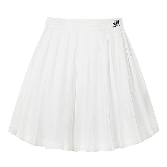 Kvinnors Midi Kjol Flätad Polyester Spandex-1