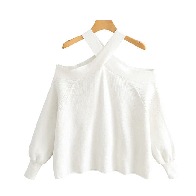 Variant image for Vit Dam Blus Långa Ärmar Polyester V-Ringning-2