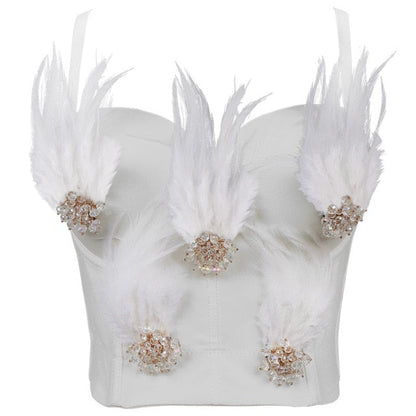 Variant image for Dam Bustier Justerbar Polyester Nylon med Dekorationer-1