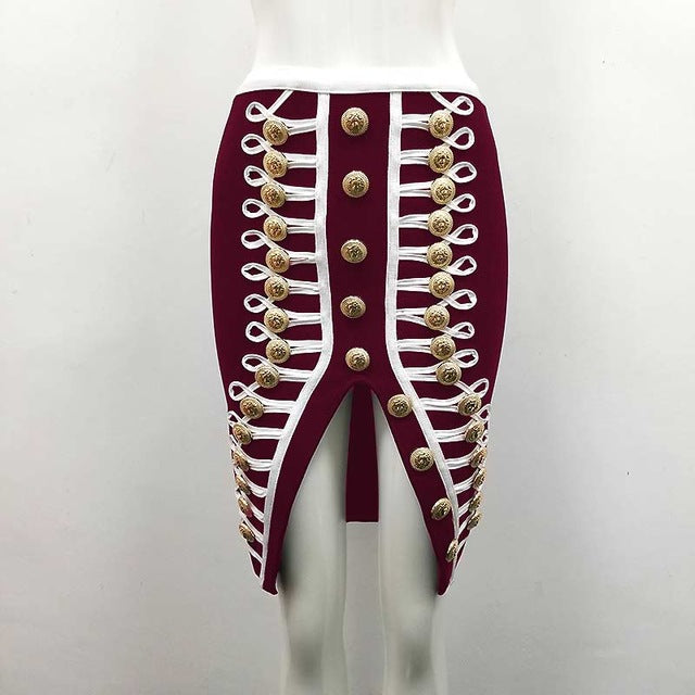 Variant image for Damklänning Bodycon Hög Midja Enfärgad Nylon Polyester Spandex-7