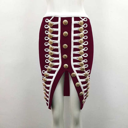 Variant image for Damklänning Bodycon Hög Midja Enfärgad Nylon Polyester Spandex-7