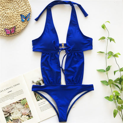 Variant image for Dam Monokini Djup Baksida Polyester Spandex-2